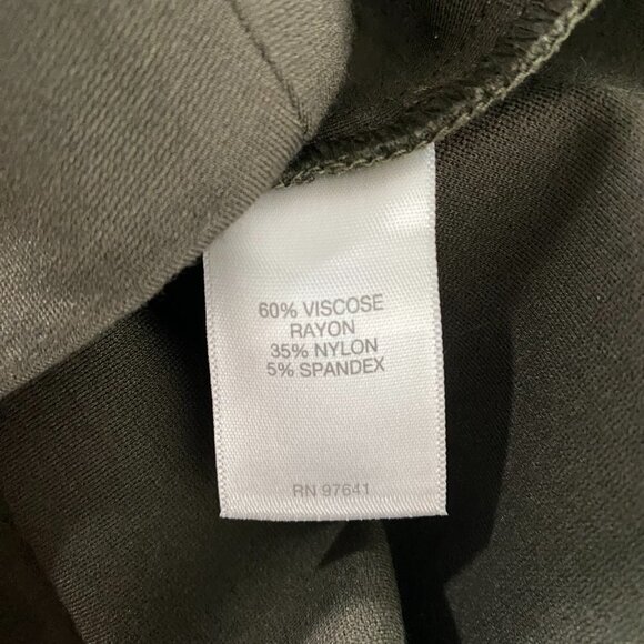 J. Jill Ponte Pencil Skirt Women's 1X Pull On Green‎ Viscose Blend SS-1341 - Picture 7 of 8